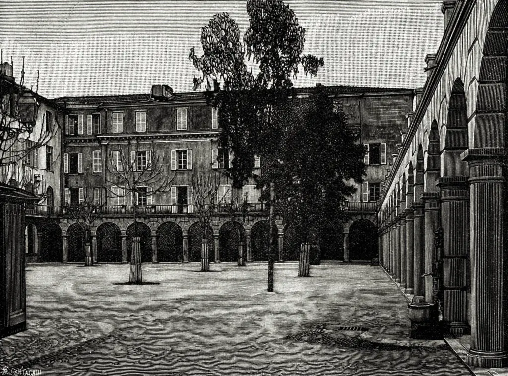 Cour des apprentis du Patronage Saint-Pierre (vers 1900)