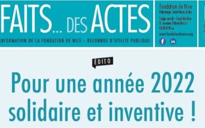 Le nouveau n° du journal de la Fondation de Nice est disponible