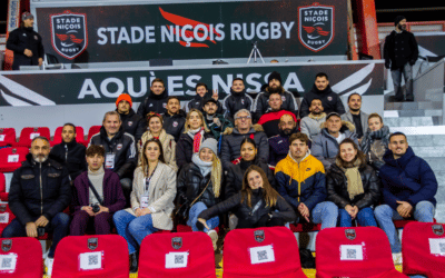 Les mêlées solidaires avec le Stade niçois : une première étape pour un partenariat solidaire et sportif !