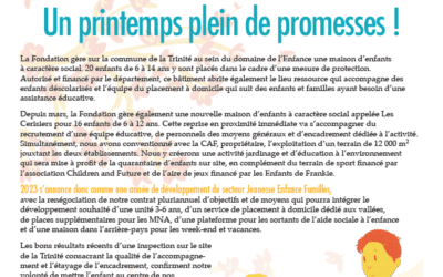 Nouvelle formule pour le journal de la Fondation de Nice !