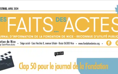 Le nouveau n° du journal de la Fondation de Nice est disponible