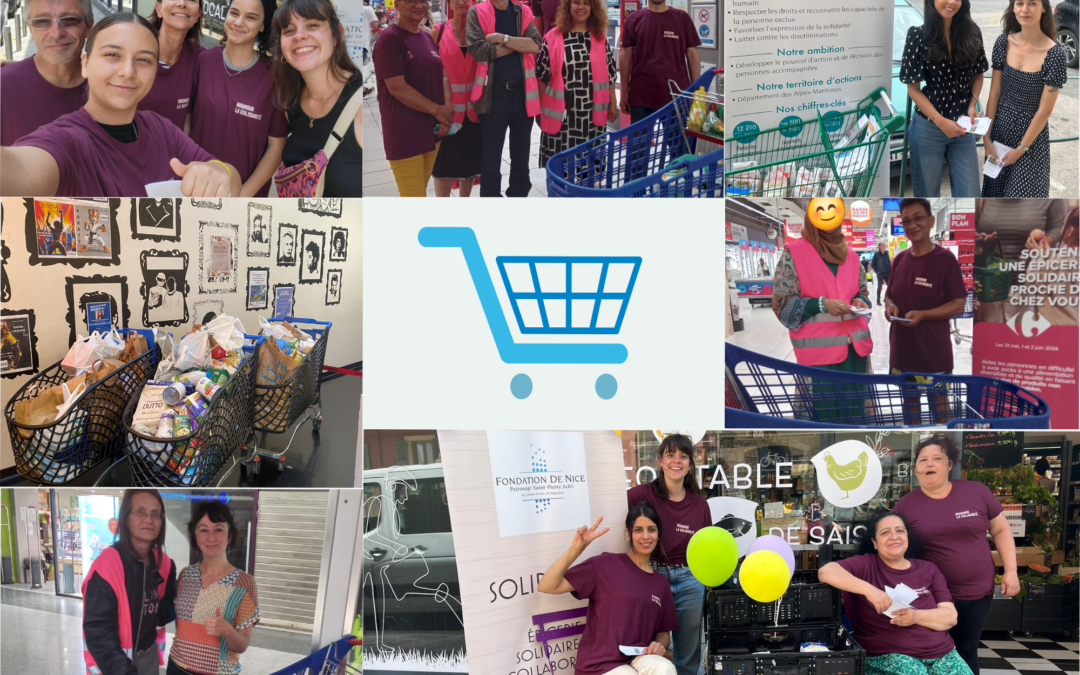 Le mois de juin : un mois riche en collectes pour notre épicerie solidaire